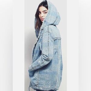 Free People Denim Coat